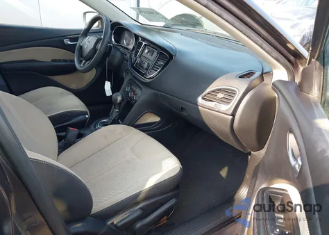 2015 Dodge Dart Sxt из США, поврежденный, VIN 1C3CDFBB9FD281563